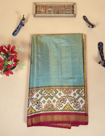 Double Tissue Zari Patola Saree