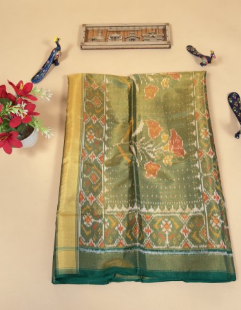 Double Tissue Zari Patola Saree