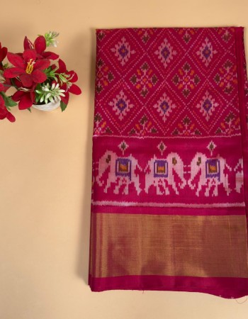 Rajkot Single Ikat Patola Saree