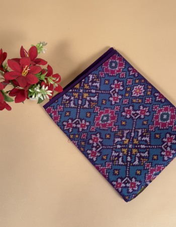 Rajkoti Single Ikat Patola Saree