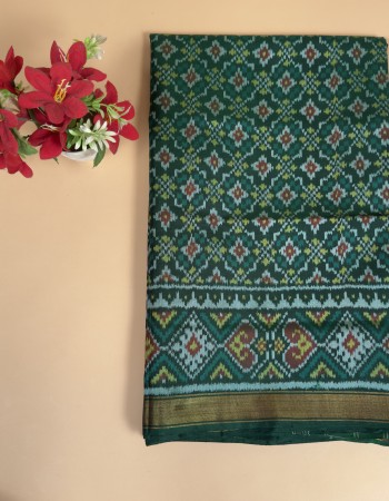 Rajkoti Single Ikat Patola Saree