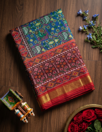 Single Ikat Patola Saree