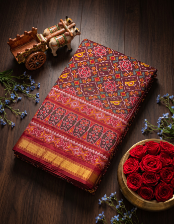 Single Ikat Patola Saree