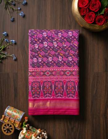 Single Ikat Patola Saree