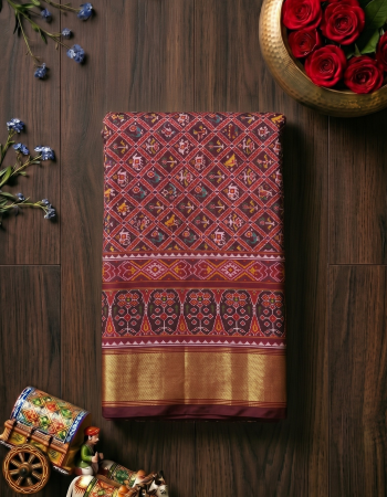 Single Ikat Patola Saree