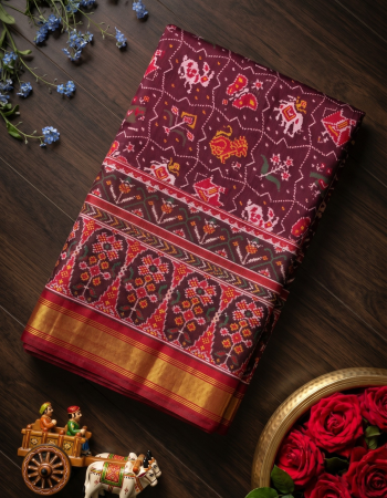 Single Ikat Patola Saree