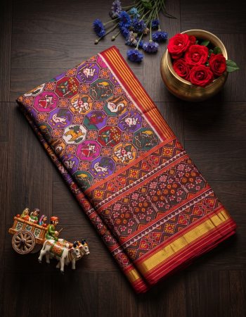 Single Ikat Patola Saree