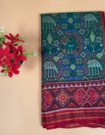 Single ikat patola saree