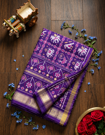Single Ikat Patola Saree
